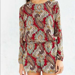 Lucca Couture Ornate Print Romper